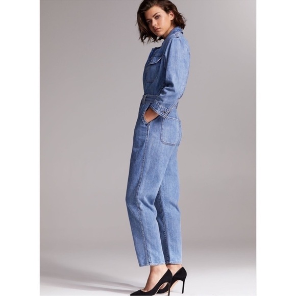 Aritzia Denim Forum The Margot Jumpsuit - Picture 11 of 12